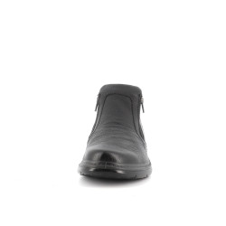 boots noir en cuir