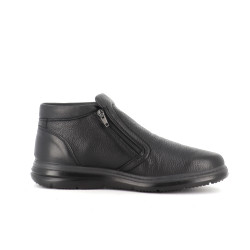 boots noir en cuir