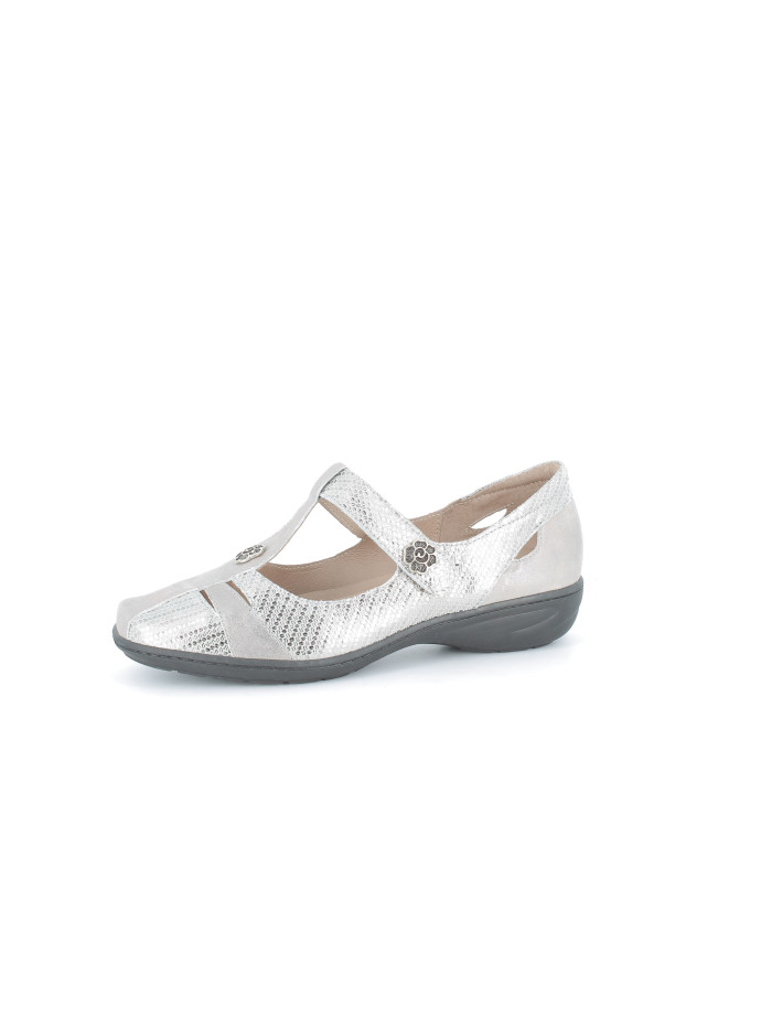 Escarpins Argentés Bourne - Cuir Et Strass - Talon Aiguille - Taille 40 - Occasion Très Bon état