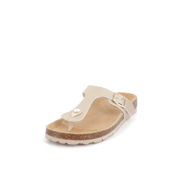 mules I Am brillantes en cuir