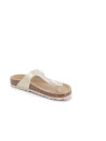 mules I Am brillantes en cuir
