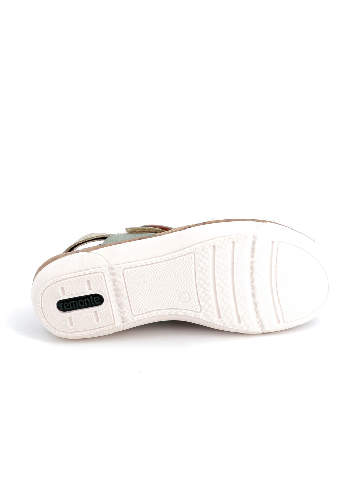 Sandales Remonte Chunky En Cuir Casual - Modèle D7957 Femme - Talon Bas - Neuf Avec Boîte