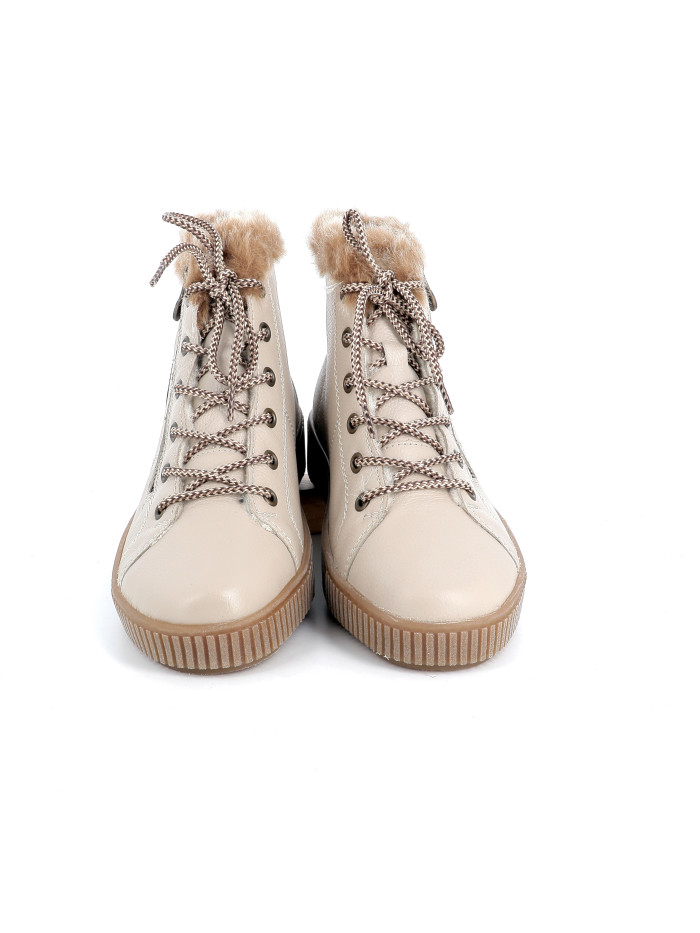 Basket Montante Rieker Kostau - Cuir, Fermeture Zip Côté, Semelle Confort, Imperméable, Hauteur Tige 8 Cm - 5