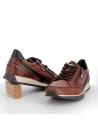 basket pour homme marron en cuir Pikolinos