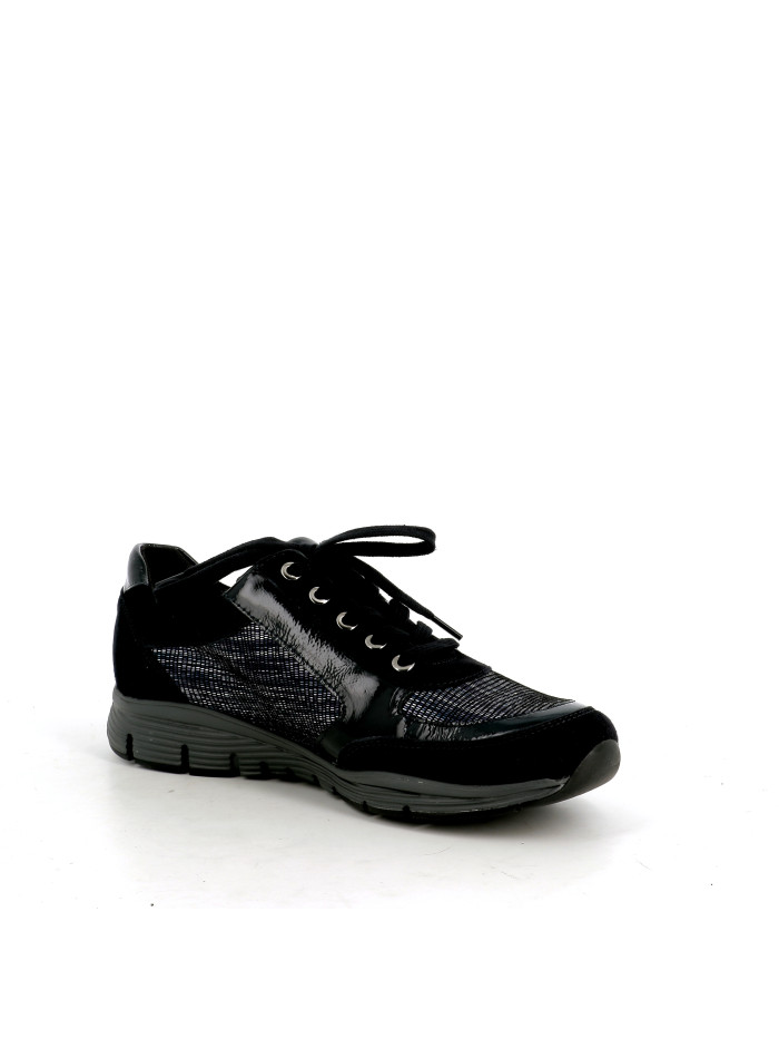 Chaussures Basses Mephisto Femme Taille 41 - Mocassin En Cuir Noir, Semelle Caoutchouc, Occasion