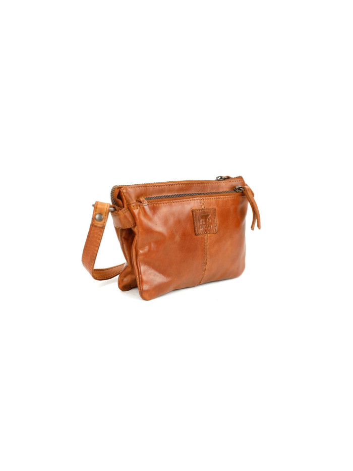 Sac Pochette Ursula Beaugeste Paris - Cuir Daim Marron - Taille Moyenne - Occasion En Bon état
