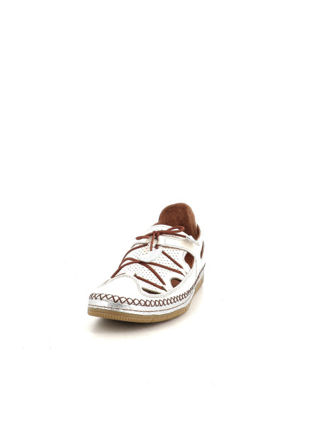 Chaussures ouvertes en cuir creme melinnew Coco Abricot