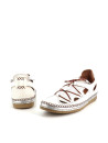 Chaussures ouvertes en cuir creme melinnew Coco Abricot