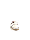 Chaussures ouvertes en cuir creme melinnew Coco Abricot