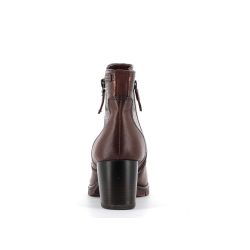 Bottine marron en cuir