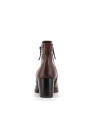 Bottine marron en cuir