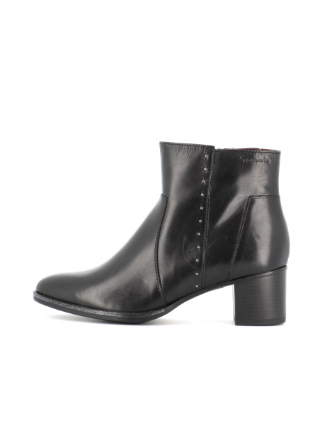 Bottine noir en cuir