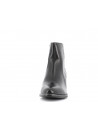 Bottine noir en cuir