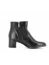 Bottine noir en cuir