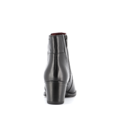 Bottine noir en cuir