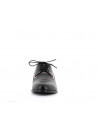 derby noir en cuir