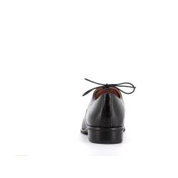 derby noir en cuir