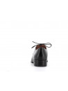 derby noir en cuir