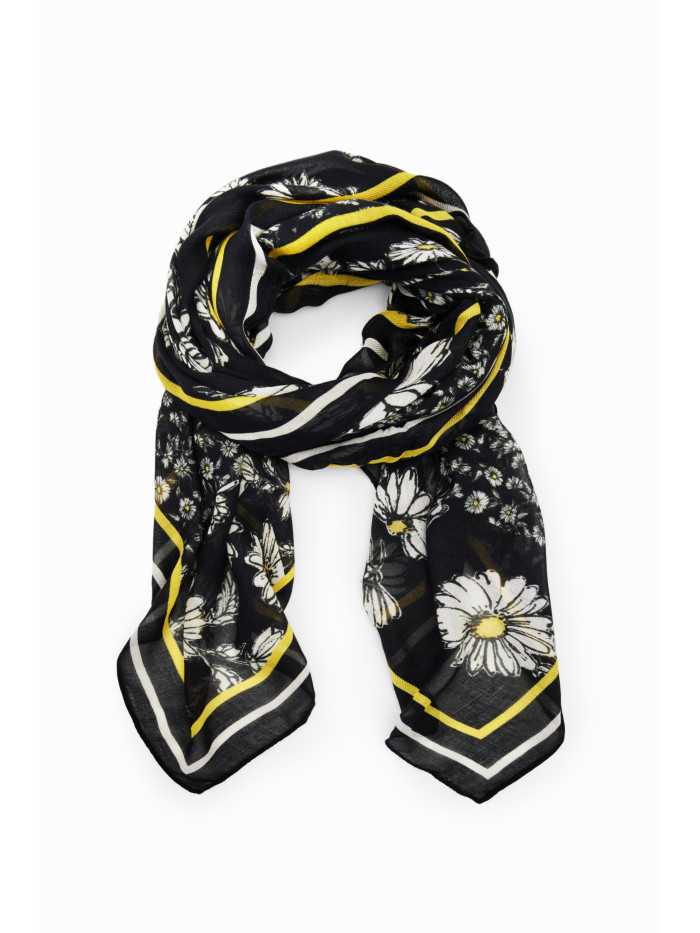 Foulard Desigual Dynamita 21V1824 Multicolore - Neuf Avec étiquettes