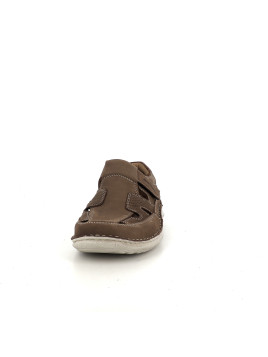 Mules baskets marrons