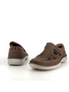 Mules baskets marrons
