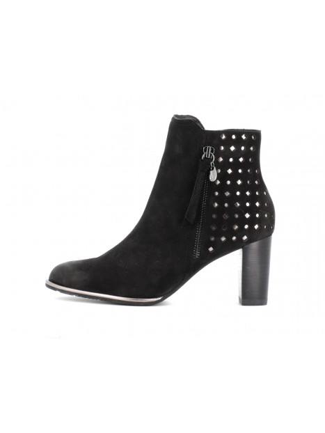 Bottine noir en cuir