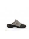 chausson gris en laine