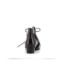 Bottine noir en cuir