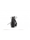 Bottine noir en cuir