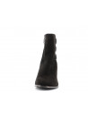 Bottine noir en cuir