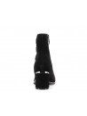 Bottine noir en cuir