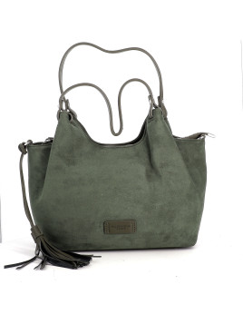 Sac à main vert Fuchsia