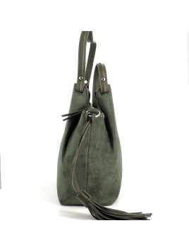 Sac à main vert Fuchsia