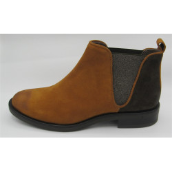 Bottines marron
