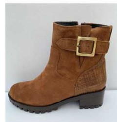 Bottines marron