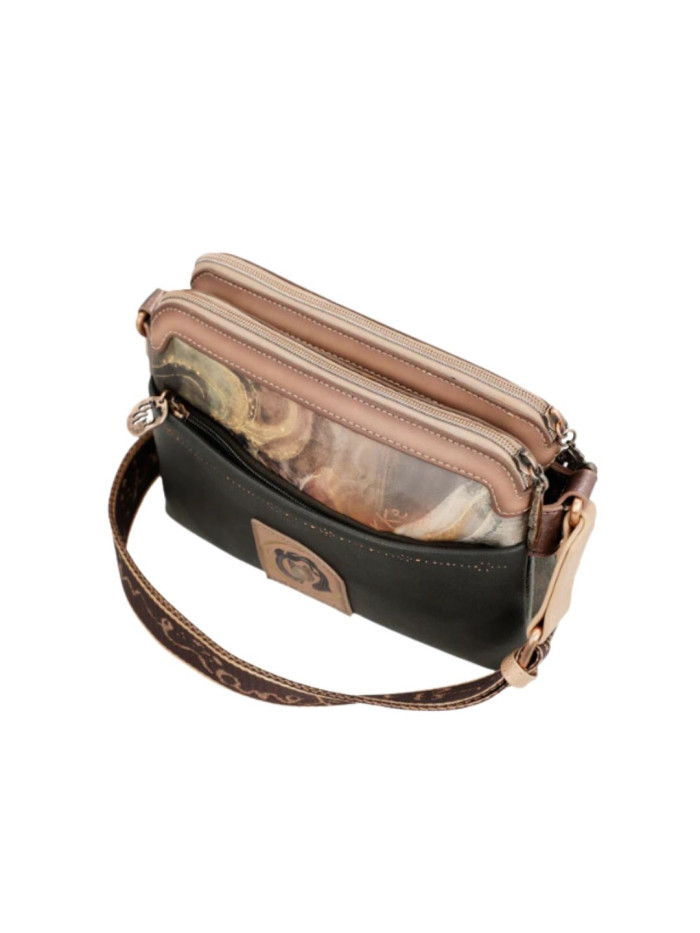 Anekke Sac à Bandoulière Marron 35673-246 - Cuir Élégant Avec Fermeture Éclair