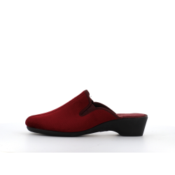 chausson ouvert a talon rouge