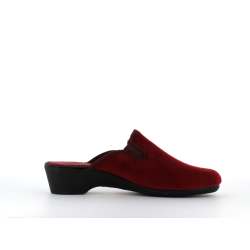 chausson ouvert a talon rouge