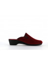 chausson ouvert a talon rouge
