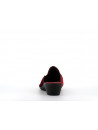 chausson ouvert a talon rouge