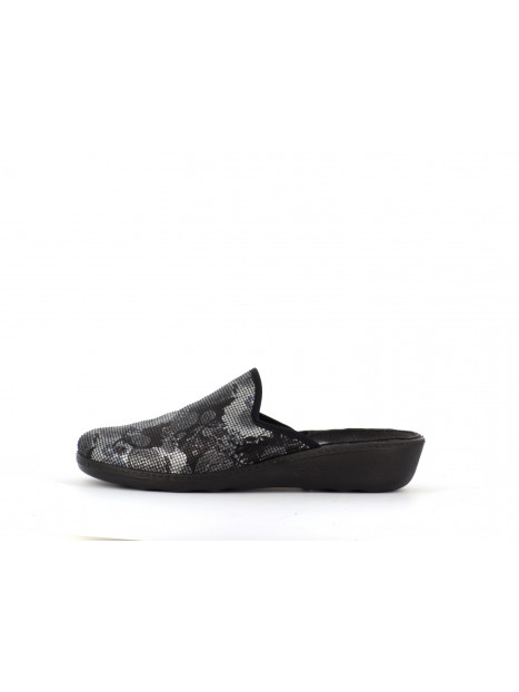 chausson noir a motif