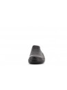 chausson noir en cuir