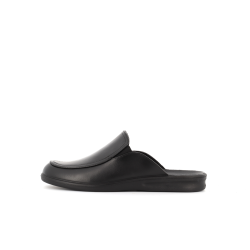 chausson noir en gris