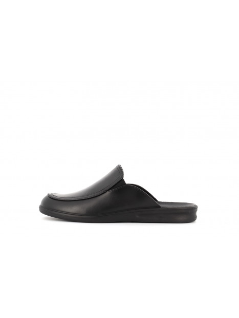 chausson noir en gris