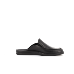 chausson noir en gris