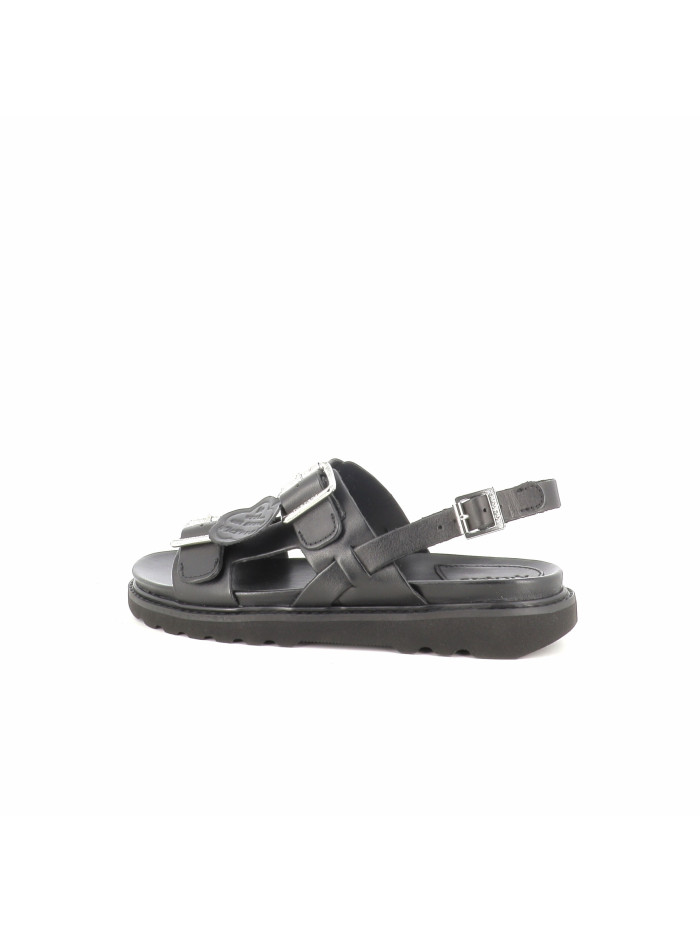Sandales Kickers Kick Off Neosummer - Noir - Cuir - Taille 36 ? (à Vérifier)
