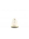 basket blanche en cuir