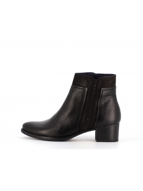 Bottine noir en cuir