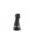 Bottine noir en cuir