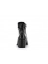 Bottine noir en cuir